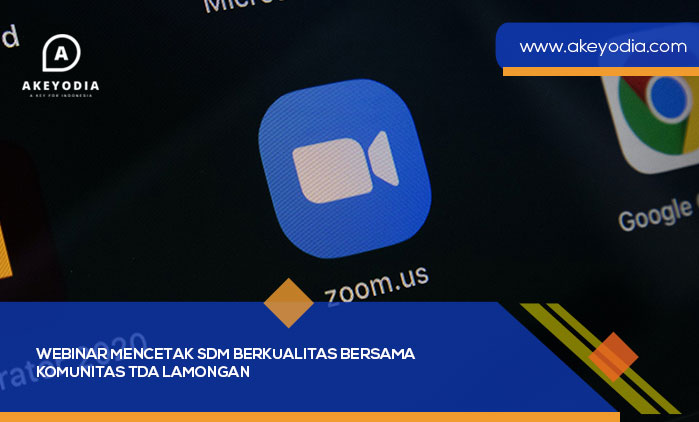 Webinar Mencetak SDM Berkualitas Bersama Komunitas TDA Lamongan