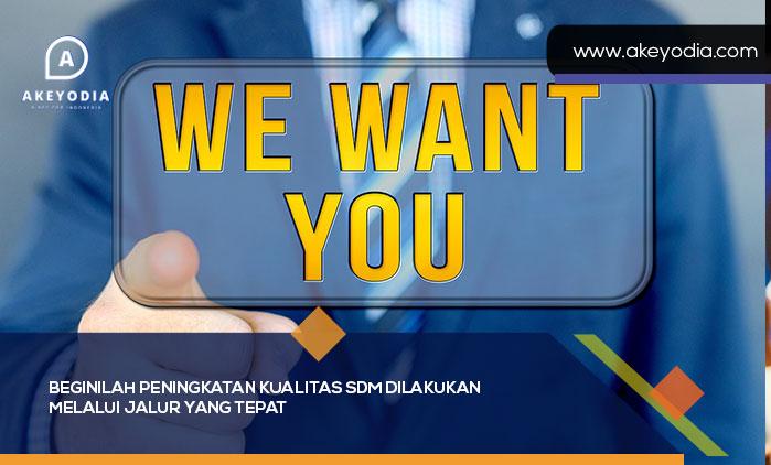 peningkatan kualitas sdm dilakukan melalui jalur