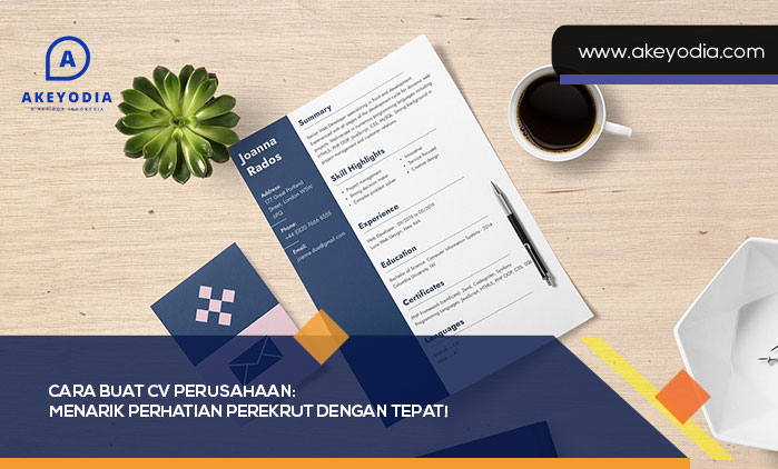 Cara Buat CV Perusahaan